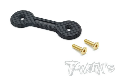 T-Work´s - TO-300-A 1/8 Buggy Graphite Wing Button ( For Kyosho & Mugen )
