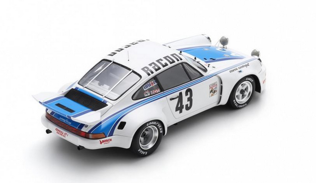 Spark - Porsche 911 Carrera RSR No.43 Winner Daytona 24H 1977 H. Haywood - J. Graves - D. Helmick, escala 1:18