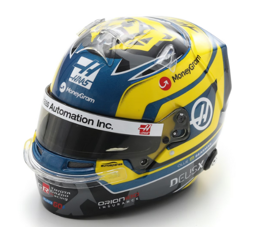 Spark - Casco MoneyGram Haas F1 Team - Ollie Bearman - 2025, escala 1:5