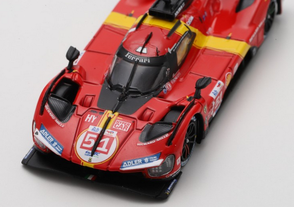 LookSmart - FERRARI 499P N°51 FERRARI AF CORSE Vainqueur Le Mans 2023, escala 1:64