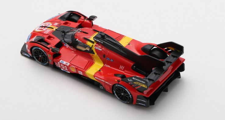 LookSmart - FERRARI 499P N°51 FERRARI AF CORSE Vainqueur Le Mans 2023, escala 1:64