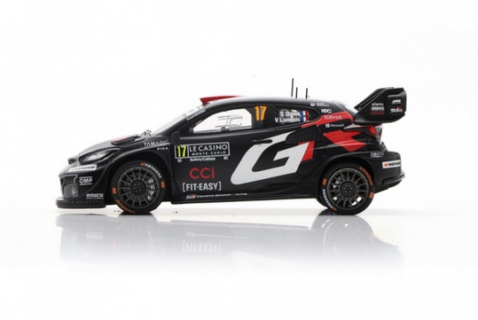 Spark - TOYOTA GR Yaris Rally1 No.17 TOYOTA GAZOO Racing WRT Winner Rally Monte Carlo 2025, escala 1:43