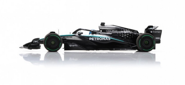 Spark - Mercedes W16 No.63 Mercedes-AMG PETRONAS Formula One Team 3rd Australian GP 2025 George Russell, escala 1:43