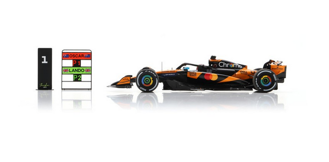 Spark - McLaren MCL39 No.81 McLaren Formula 1 Team Winner Chinese GP 2025 Oscar Piastri, escala 1:43
