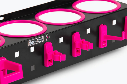 MUC-OFF - EXHIBIDOR PREMIUM DE BOTELLAS PARA TALLER