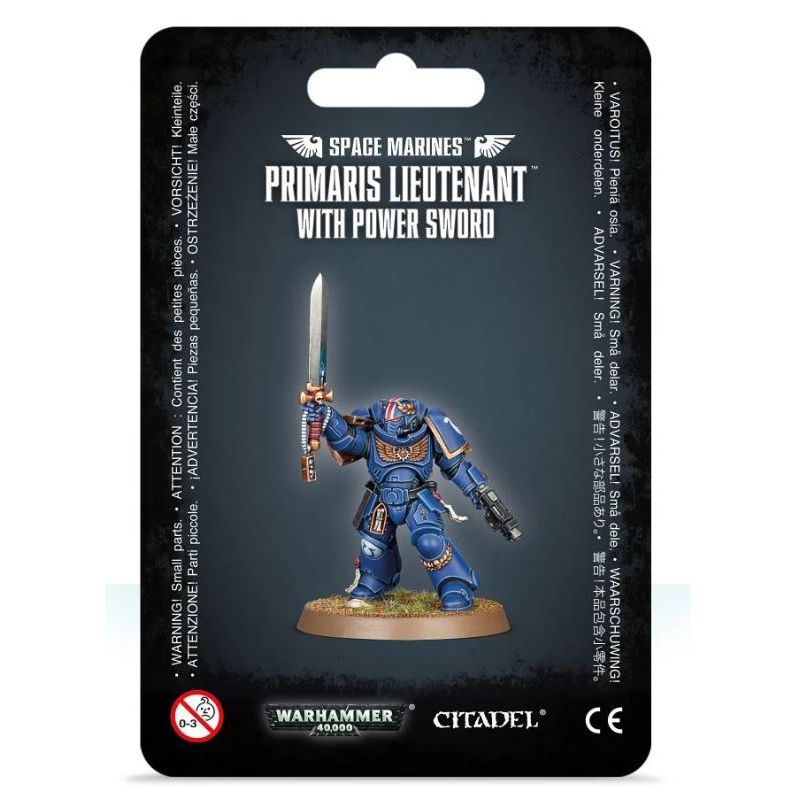 Space Marines: Primaris Lieutenant with Power Sword