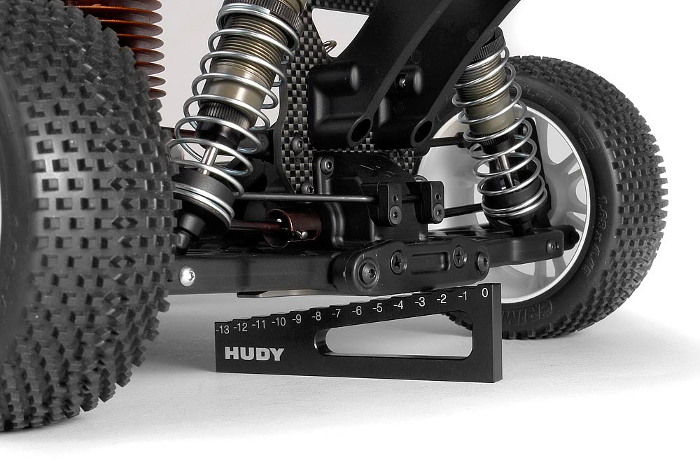 HUDY - Chassis Droop Gauge 0 to -13 mm for 1/8 Off-Road