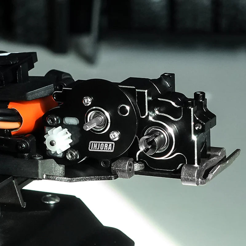 INJORA - Aluminum Transmission Housing with Motor Mount & Cover for Losi Micro-B Micro-T