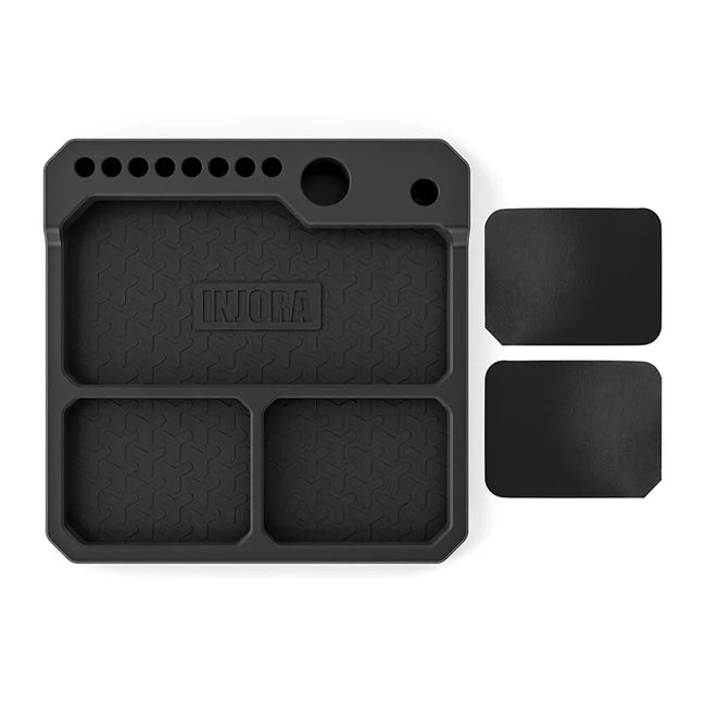 INJORA - Silicone Parts Tray with Tool Stand (160*160mm)