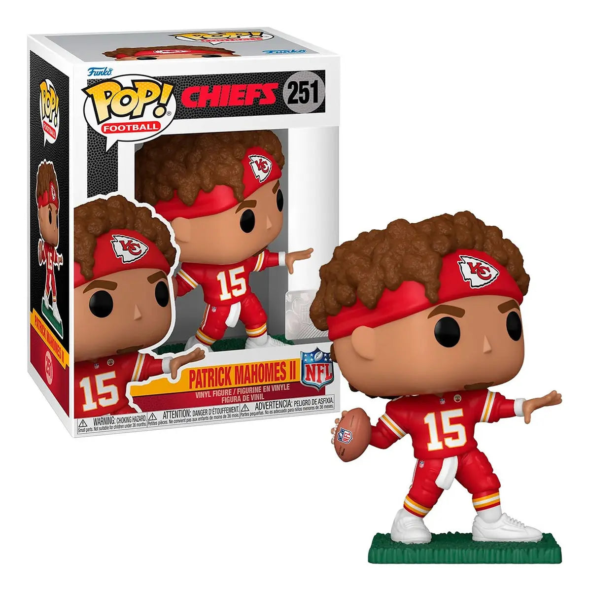 FUNKO POP Football: Chiefs - Patrick Mahomes II, #251