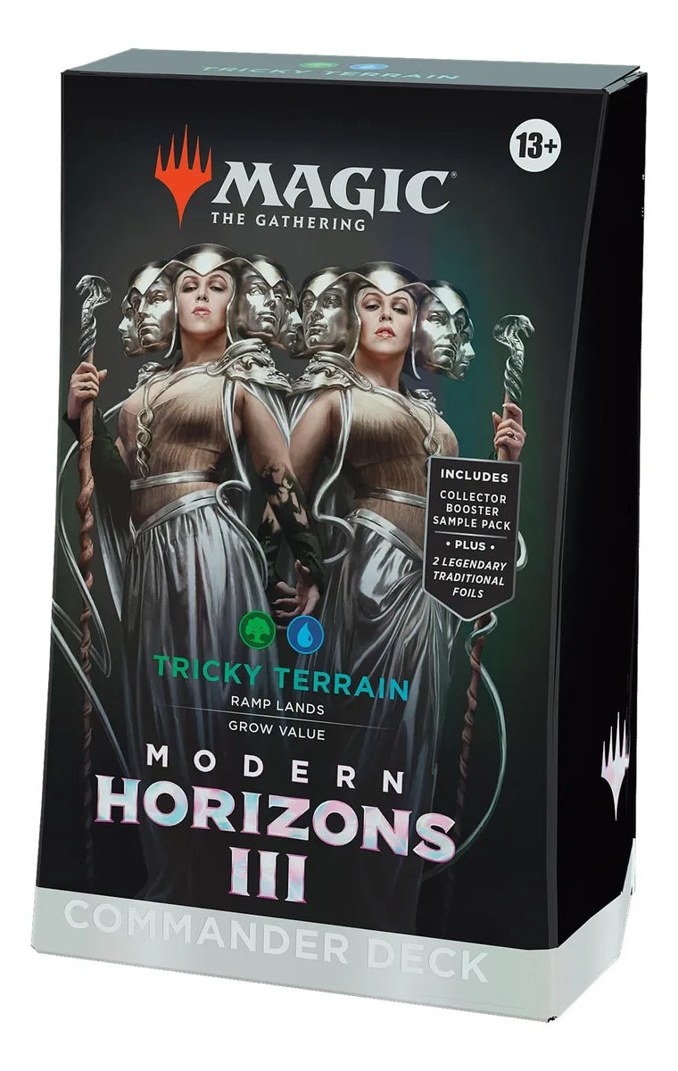 Magic MTG - Moder Horizons III - Commander Deck - Tricky Terrain (Inglés)
