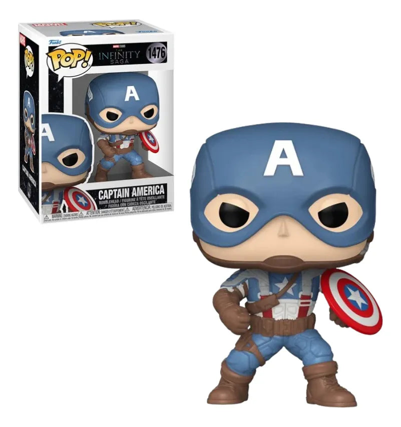 Funko Pop Marvel: Capitan America El Primer Vengador - Capitan America, #1476
