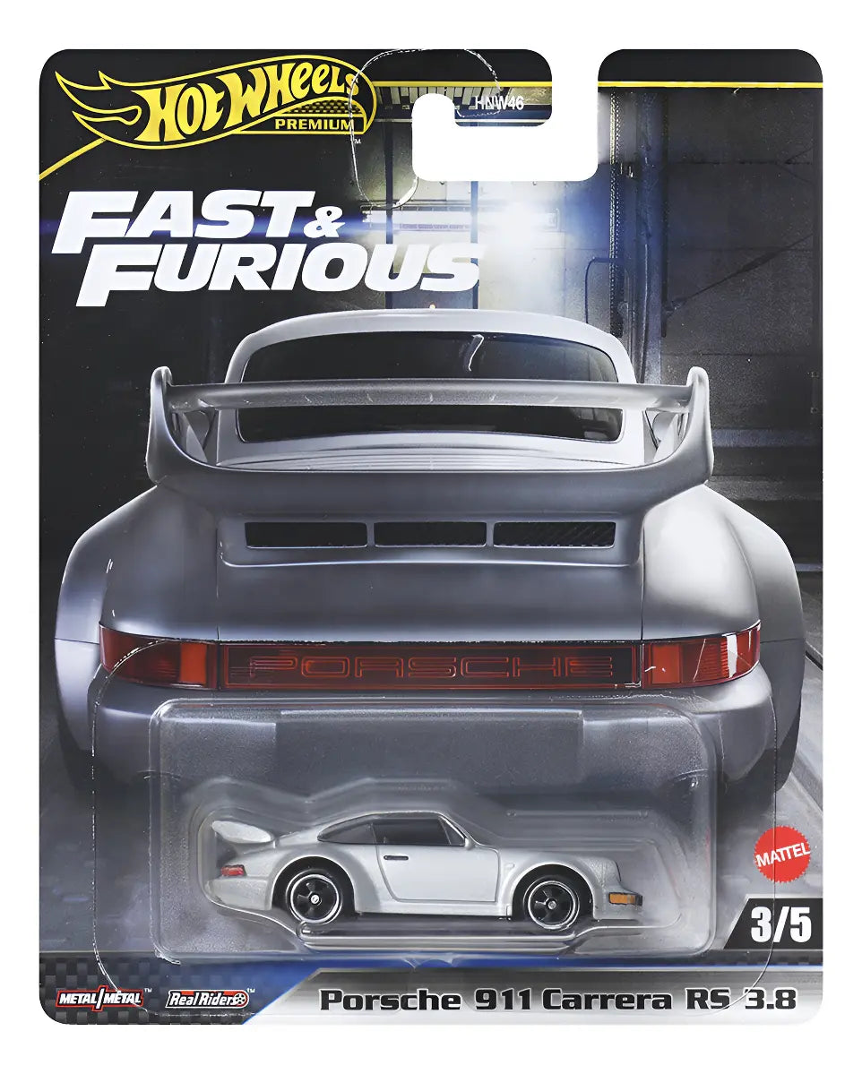 Mattel - Hot Wheels Premium Fast & Furious - Porsche 911 Carrera RS 3.8 3/5
