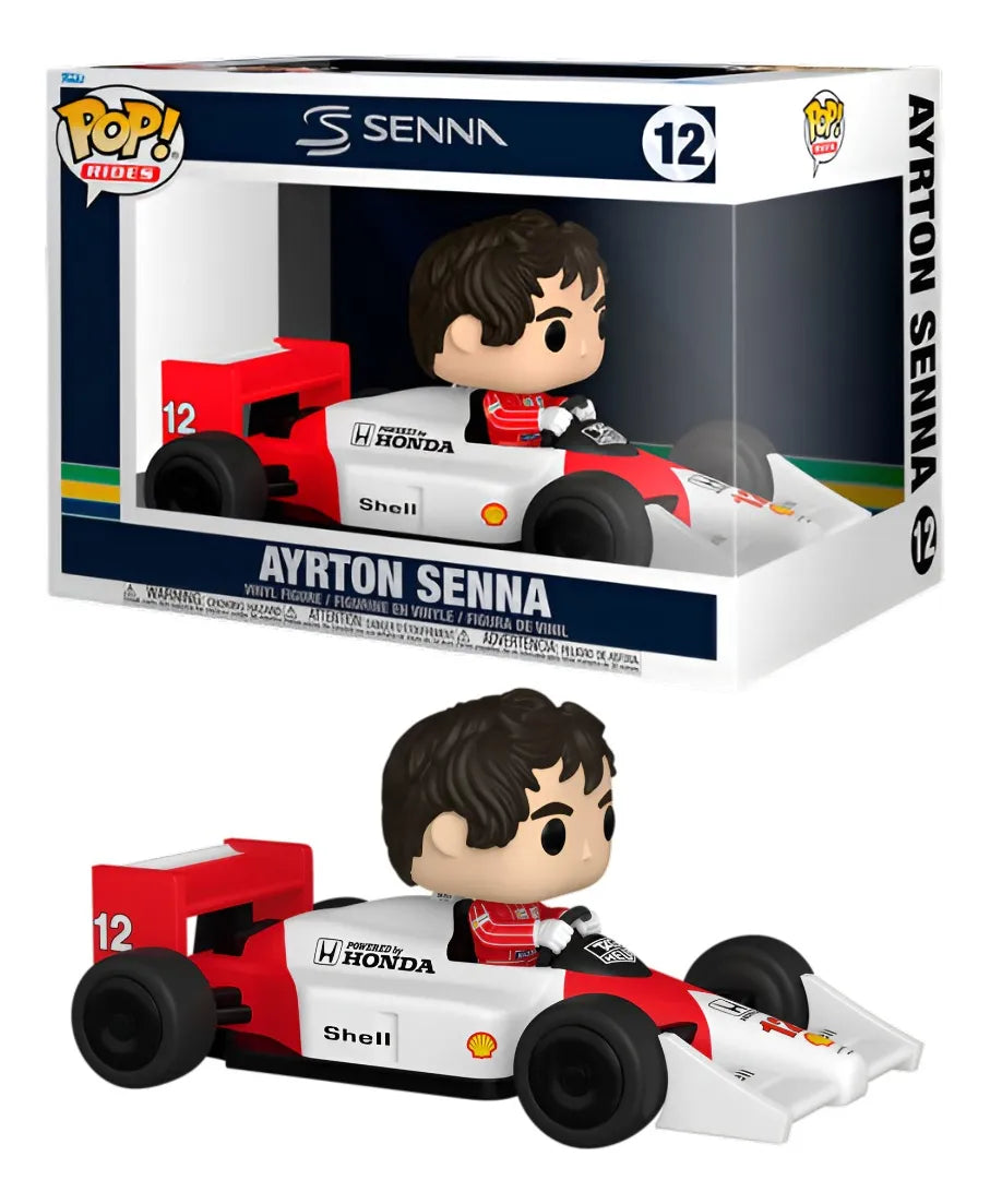 FUNKO POP Rides Super Deluxe: Formula 1 - Ayrton Senna, #12
