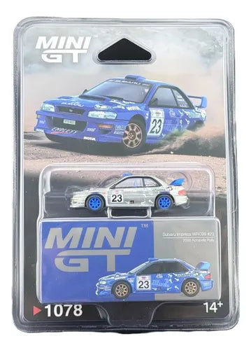 Mini GT - Subaru Impreza WRC99 #23 2000 Acropolis Rally 1/64 (Chase)