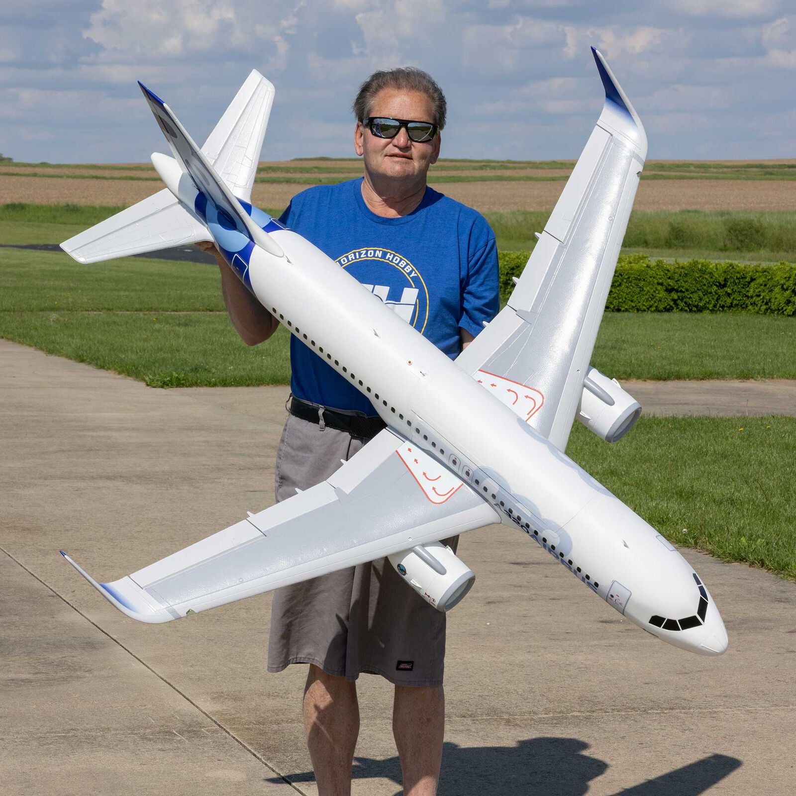 E-flite - Airbus A320neo Twin 64mm EDF BNF Basic with AS3X+ and SAFE Select