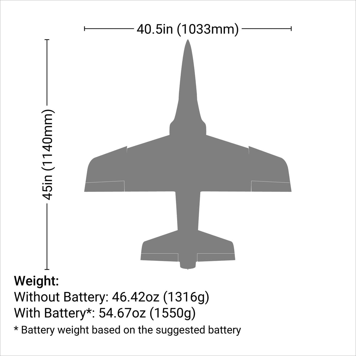 E-flite - Habu STS 70mm EDF Jet RTF Basic Smart Trainer with SAFE