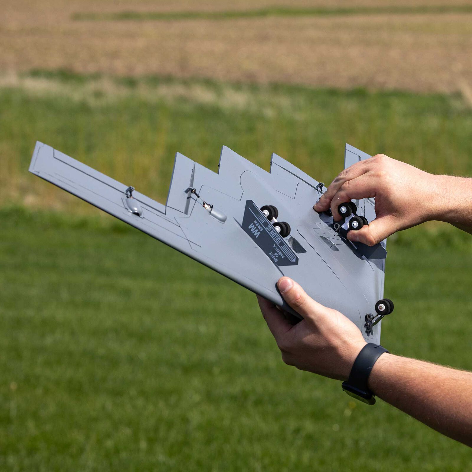 E-flite - Micro B-2 Spirit of America Twin 30mm EDF BNF Basic