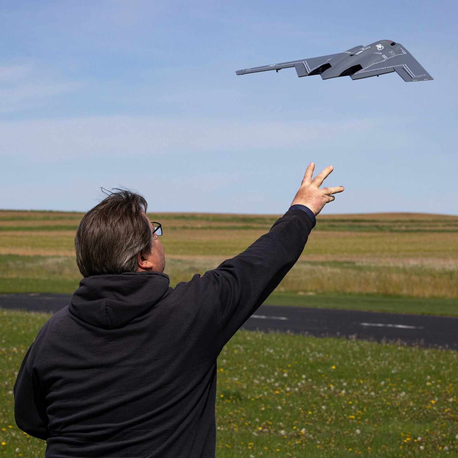 E-flite - Micro B-2 Spirit of America Twin 30mm EDF BNF Basic