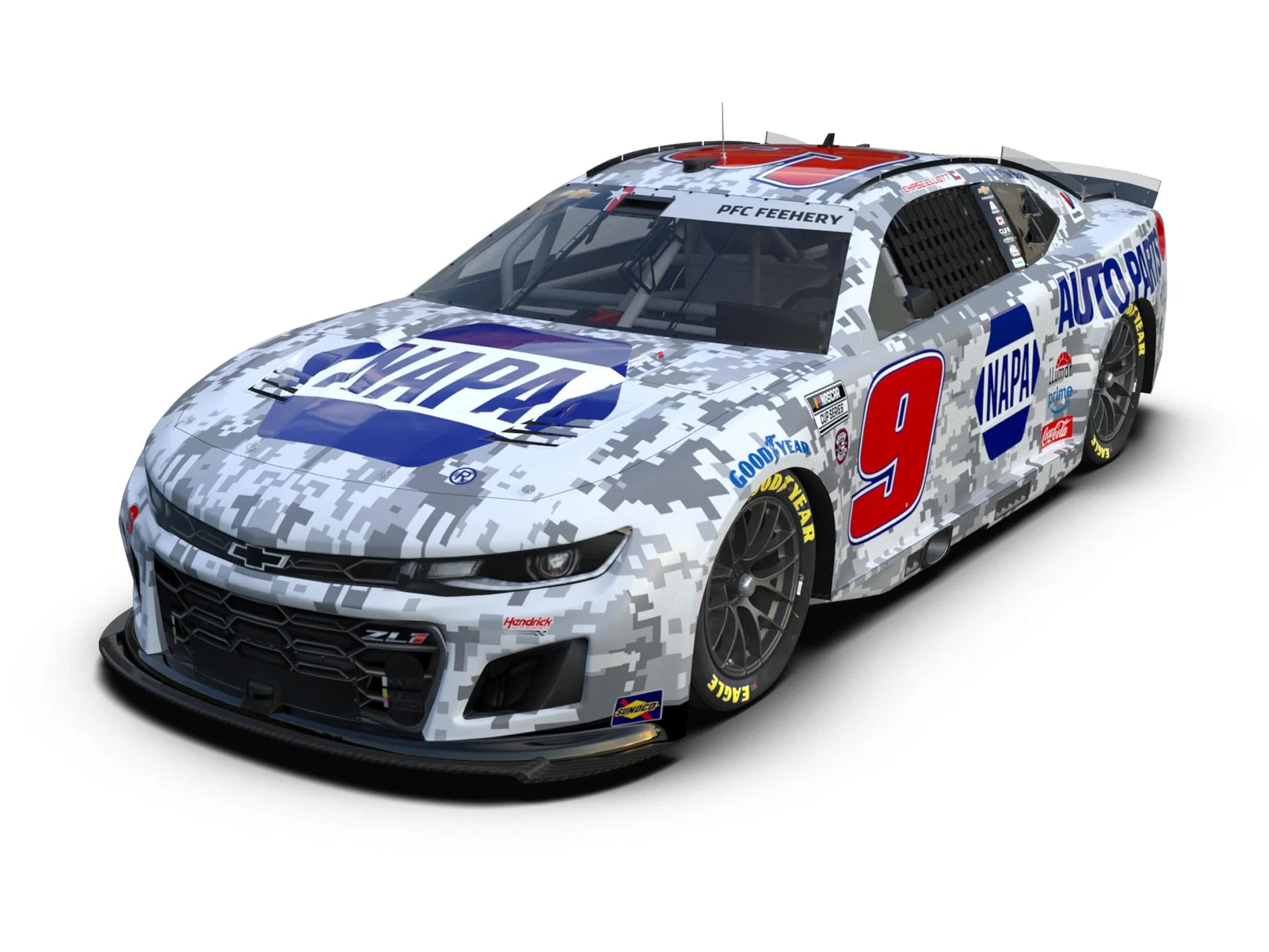 Lionel Racing - Chase Elliott #9 Napa Patriotic 2025 Chevrolet, escala 1:64