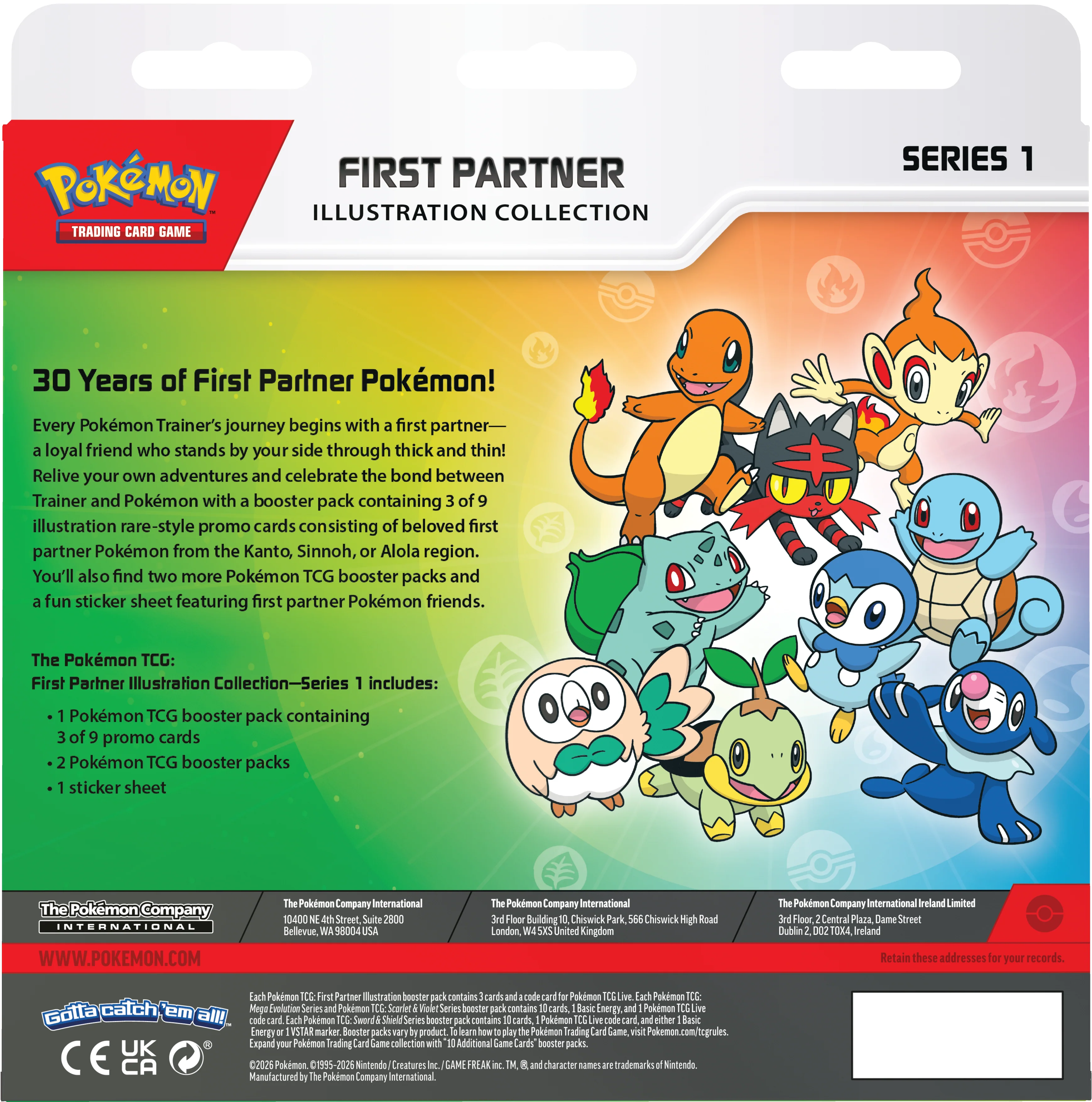 Pokémon TCG: First Partner Illustration Collection - Series 1 (Español)