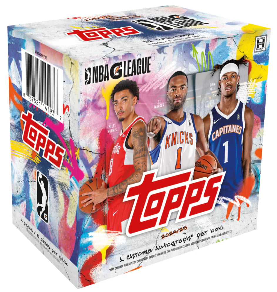 Topps - NBA G League Basketball: 2024 - 25 Hobby Box