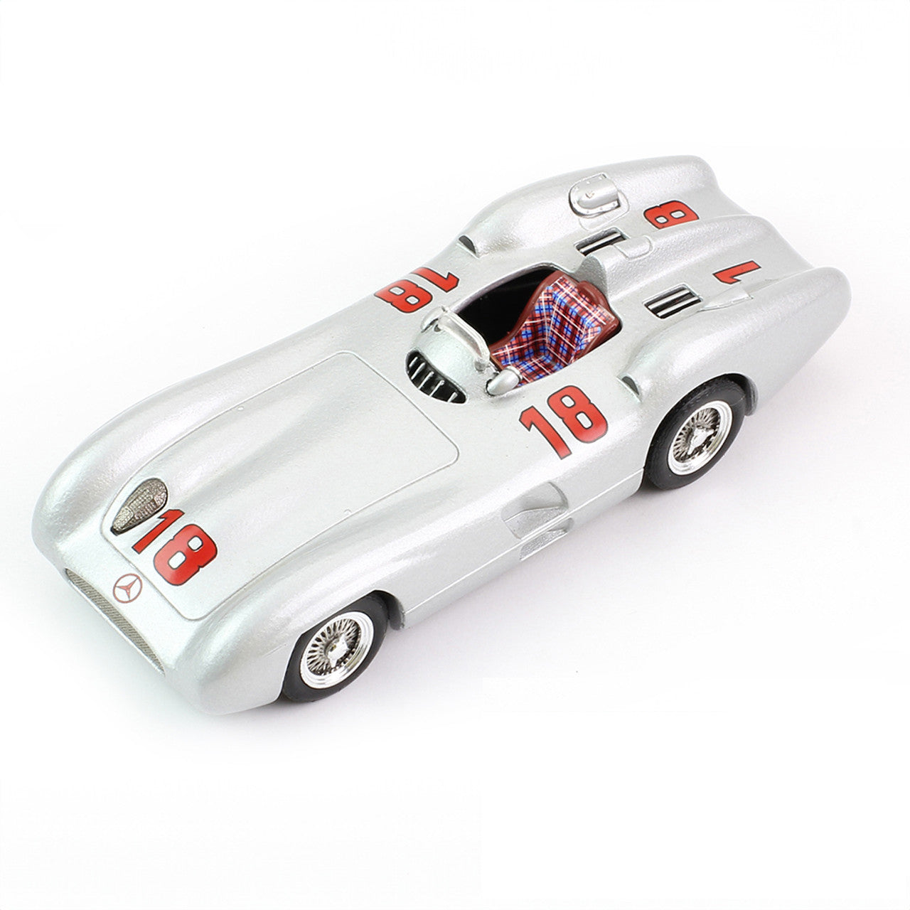 Ixo Models - Mercedes-Benz W196 R STREAMLINER #18 J.M.Fangio Winner French GP 1954, escala 1:43
