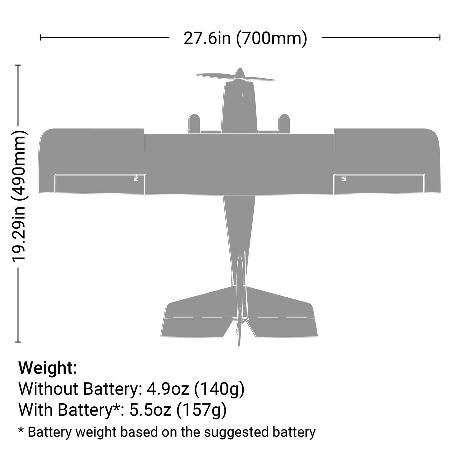 HobbyZone - Apprentice STOL S 700mm RTF with SAFE