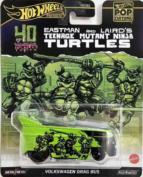 Mattel - Premium Pop Culture Volkswagen Drag Bus Ninja Turtles