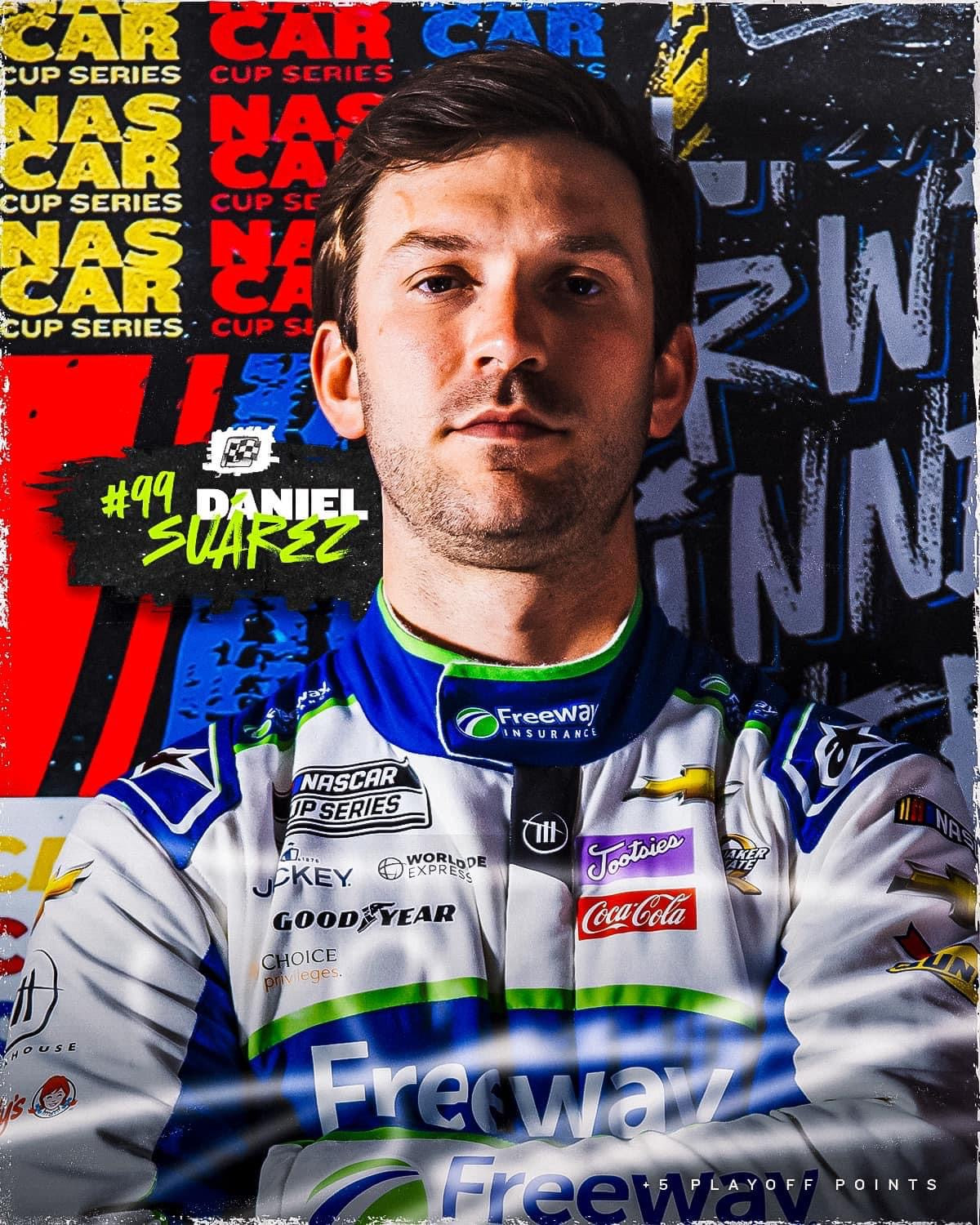 Lionel Racing - Daniel Suárez 2024 Freeway Insurance Atlanta Raced Win ARC DIECAST, escala 1:64