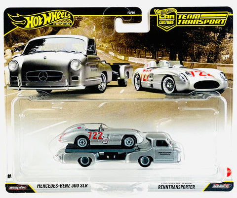 Mattel - Hot Wheels Team Transport - Mercedes-Benz 300 SLR & Mercedes-Benz Renntransporter #89
