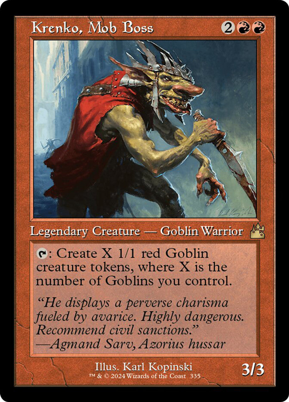Krenko, Mob Boss (Retro Frame