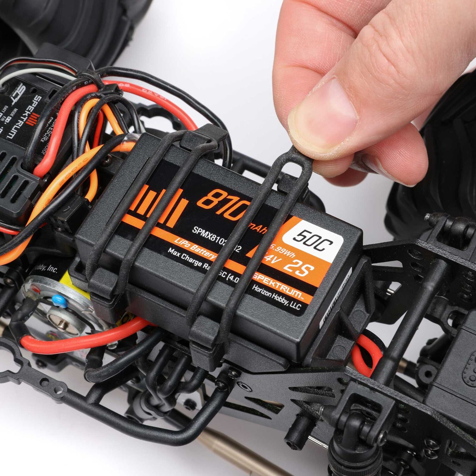 Team Losi - 1/18 Mini LMT Megalodon 2S 4X4 RTR Brushed Monster Truck (Battery & Charger Included), Blue