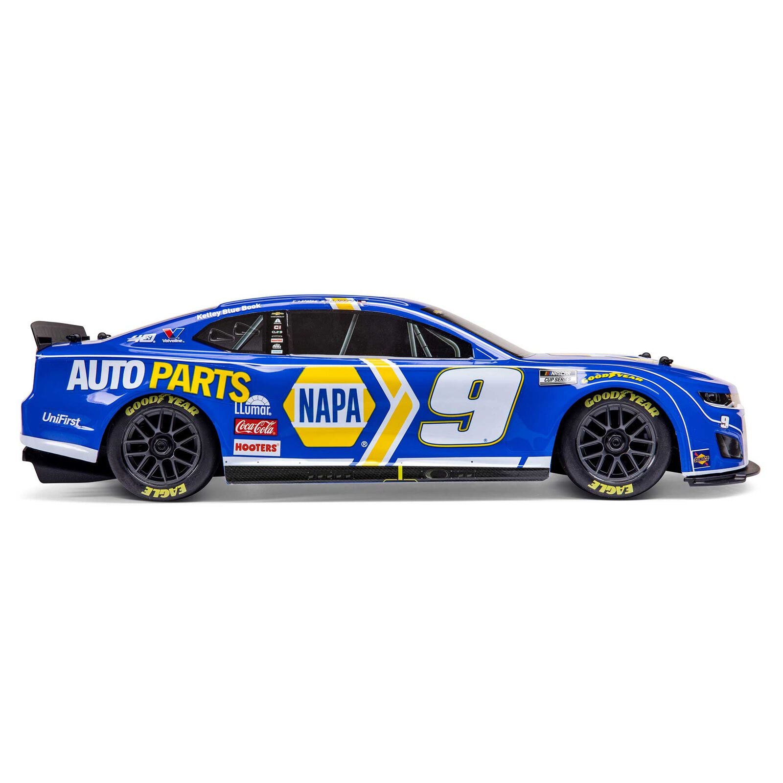 Team Losi - 1/12 NASCAR RC Racecar Chase Elliott No. 9 2024 NAPA Chevrolet ZL1 Camaro 2S AWD RTR Brushed On-Road (Battery & Charger Included), Blue