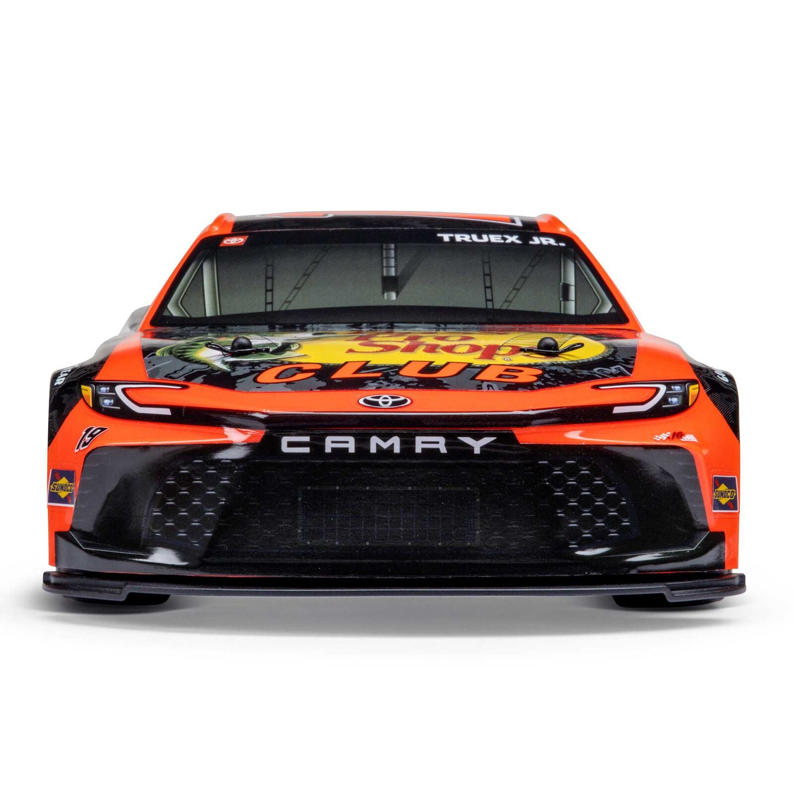Team Losi - 1/12 NASCAR RC Racecar Martin Truex Jr. No. 19 2024 Bass Pro Toyota Camry 2S AWD RTR Brushed On-Road (Battery & Charger Included), Orange