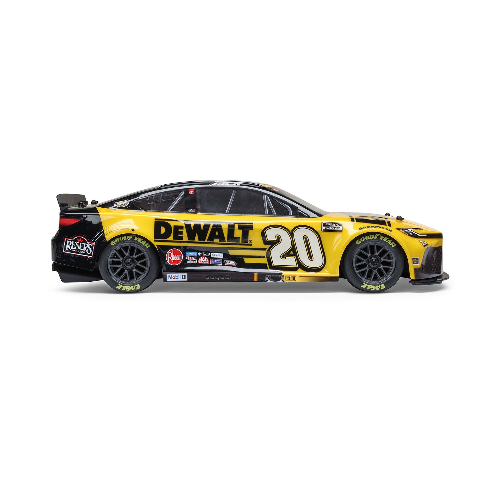 Team Losi - 1/12 Losi NASCAR 2025 Christopher Bell No. 20 DeWalt (Battery & Charger Included)