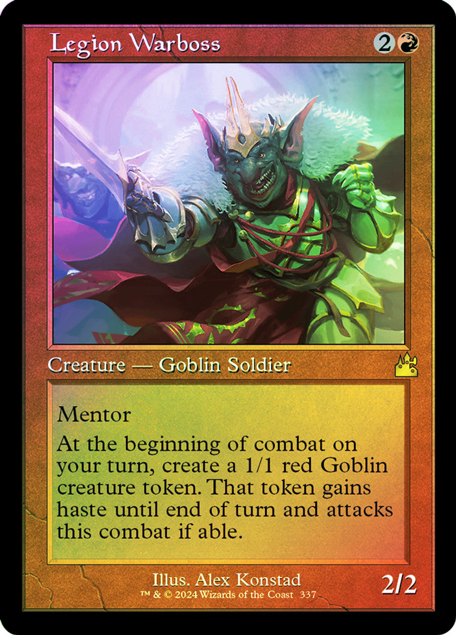 Legion Warboss (Retro Frame) (Foil)