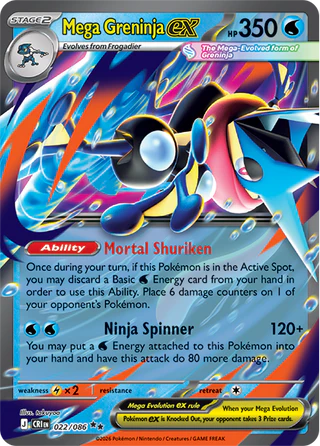 Pokémon TCG: Mega Greninja ex - Premium Collection