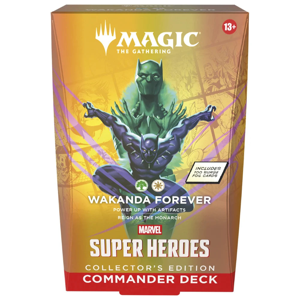 Magic MTG - Universes Beyond - Marvel Super Heroes - Collector´s Edition Commander Deck: Wakanda Forever (Inglés)