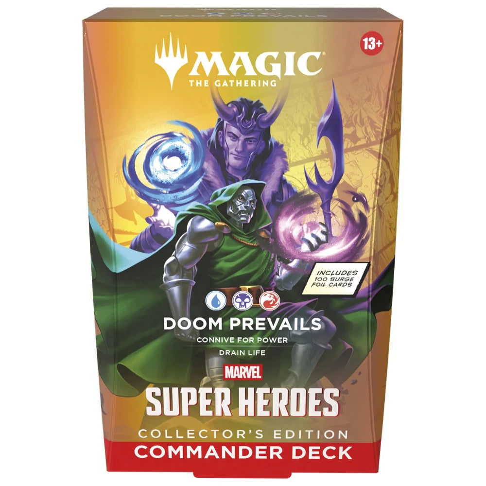 Magic MTG - Universes Beyond - Marvel Super Heroes - Collector´s Edition Commander Deck: Doom Prevails (Inglés)