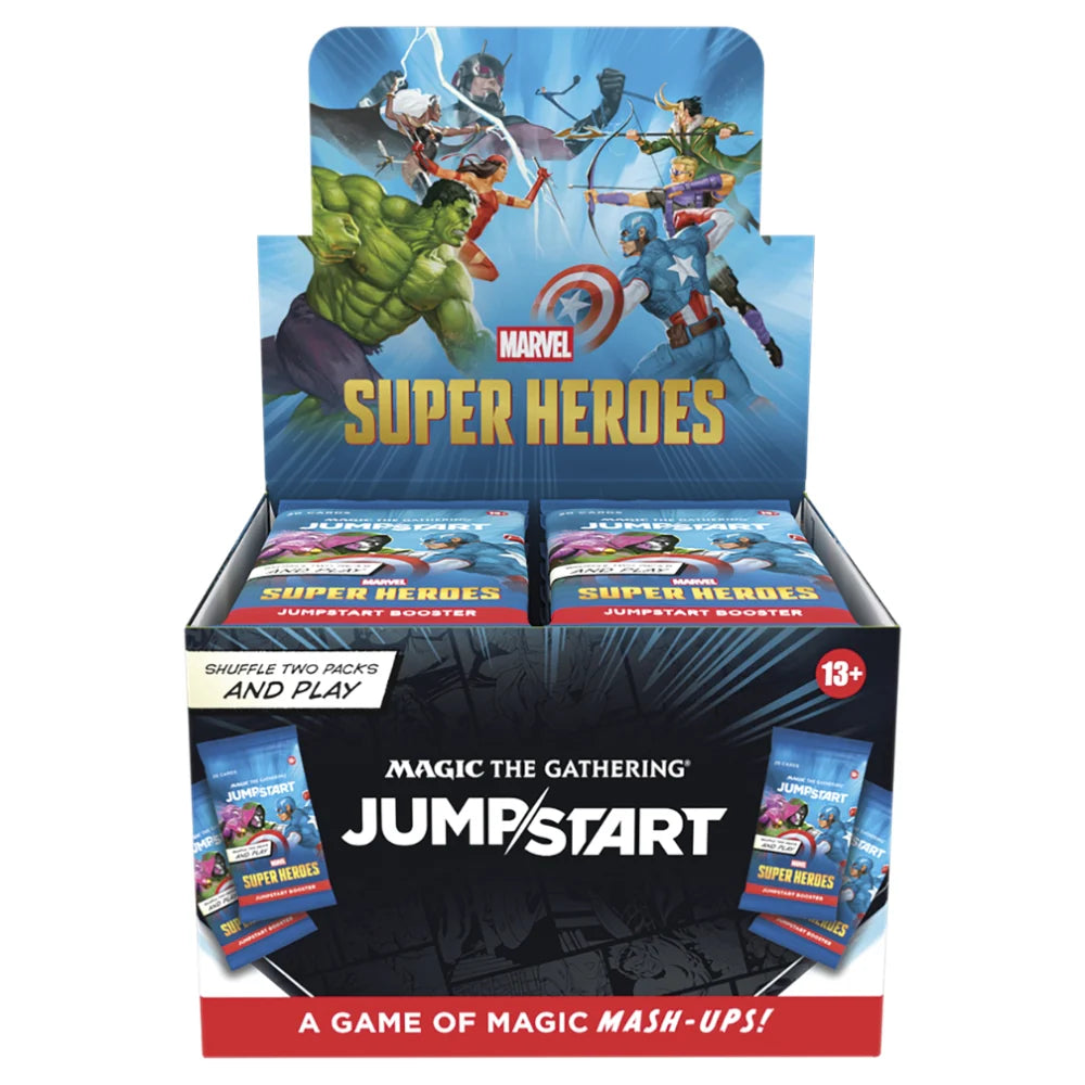 Magic MTG - Universes Beyond - Marvel Super Heroes - Jumpstart Booster Box (Inglés)