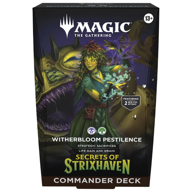 MTG - Secrets of Strixhaven - Commander Deck - Whiterbloom Pestilence (Ingles)