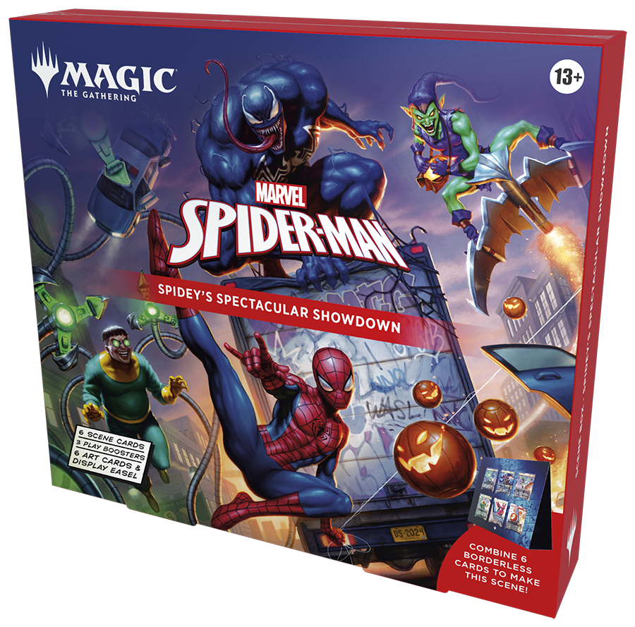 Magic MTG - Universes Beyond- Marvel Spider-Man Scene Box Display (Ingles)