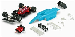 NSR - Formula NSR 86/89 Body Blue Kit: Mechanic IL King EVO3 21K - Análogo, escala 1/32