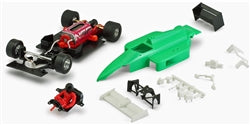 NSR - Formula NSR 86/89 Body Green Kit: RTR Chassis IL King EVO3 21K - Análogo, escala 1/32