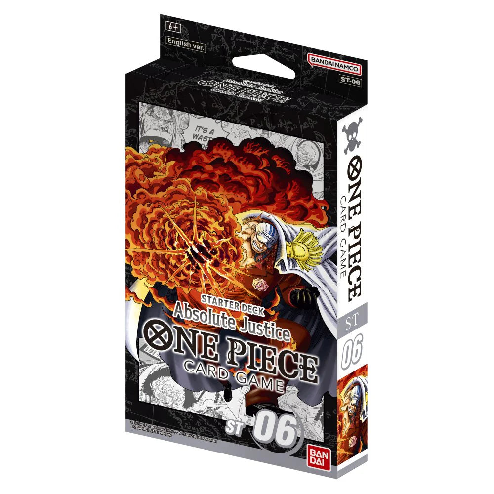 Bandai - One Piece Card Game Starter Deck ST-06 Absolute Justice en inglés