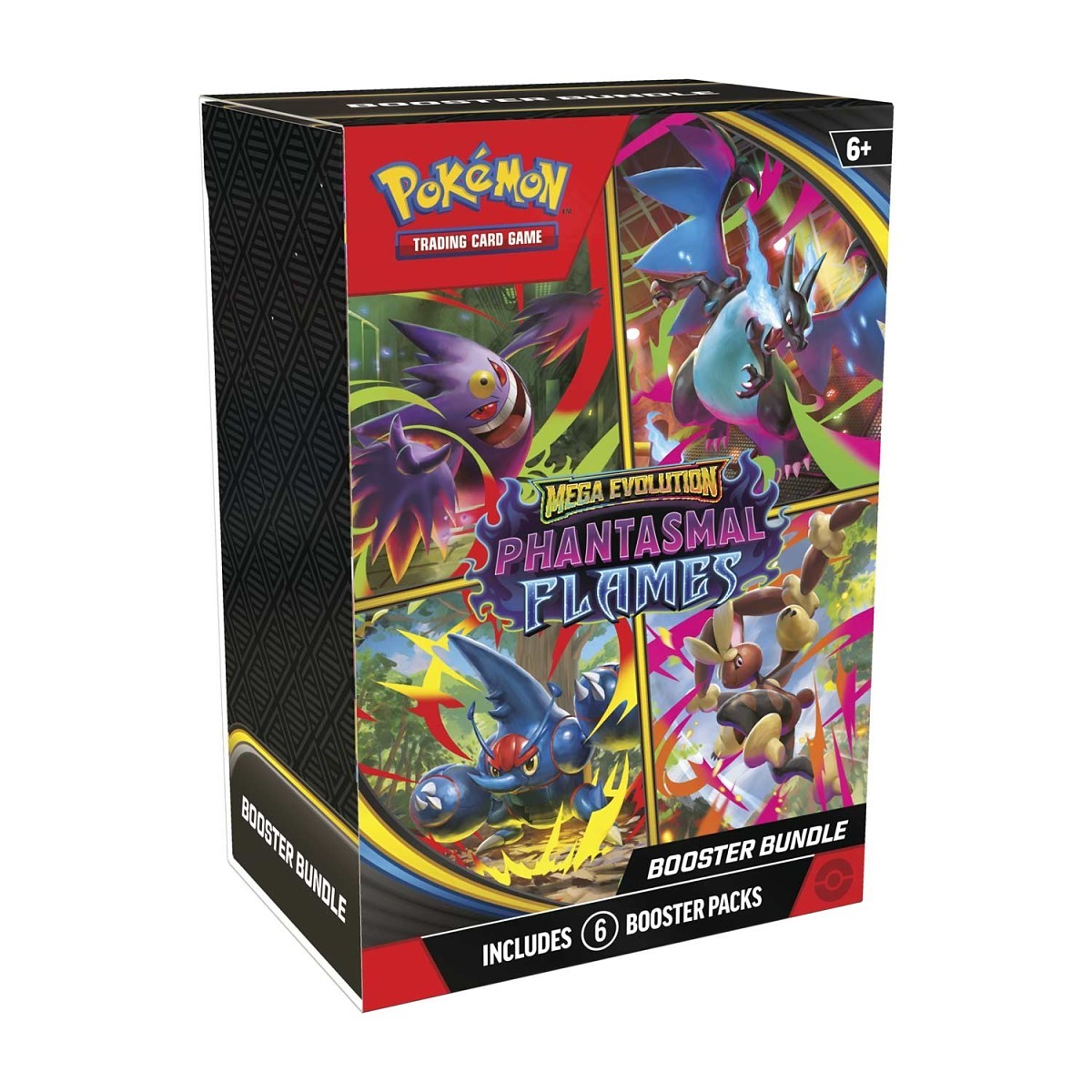Pokemon TCG: Mega Evolution 02 Phantasmal Flames- Booster Bundle (Ingles)