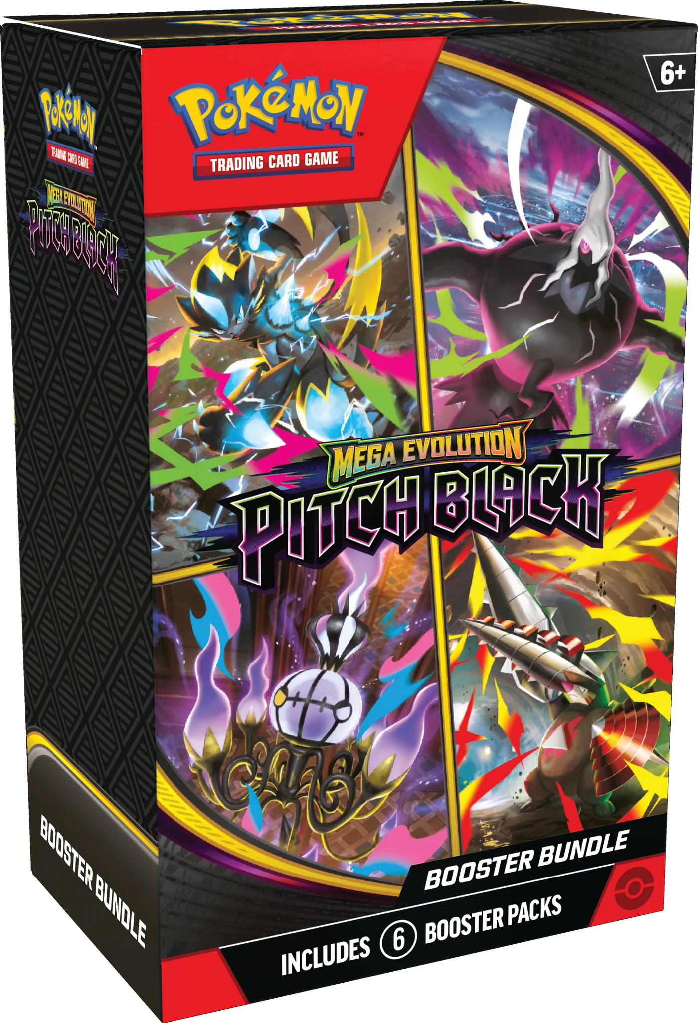 Pokemon TCG: Mega Evolution Pitch Black - Booster Bundle (Ingles)