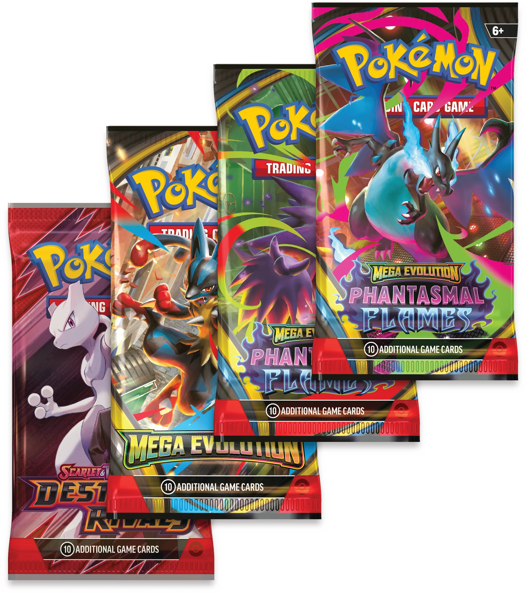 Pokemon TCG: Mega Evolution Tin Case (Mega Charizard X EX) - Ingles