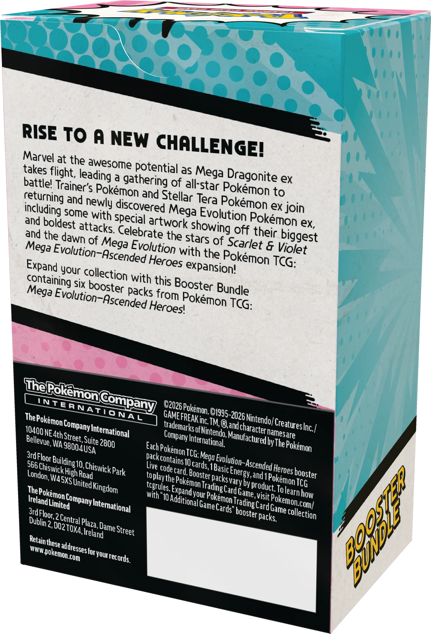 Pokémon TCG: Mega Evolution - Ascended Heroes - Booster Bundle (Inglés)